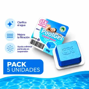 Clarificante Pool Gel CTX PRO para Piscina (Pack 5 Unidades)