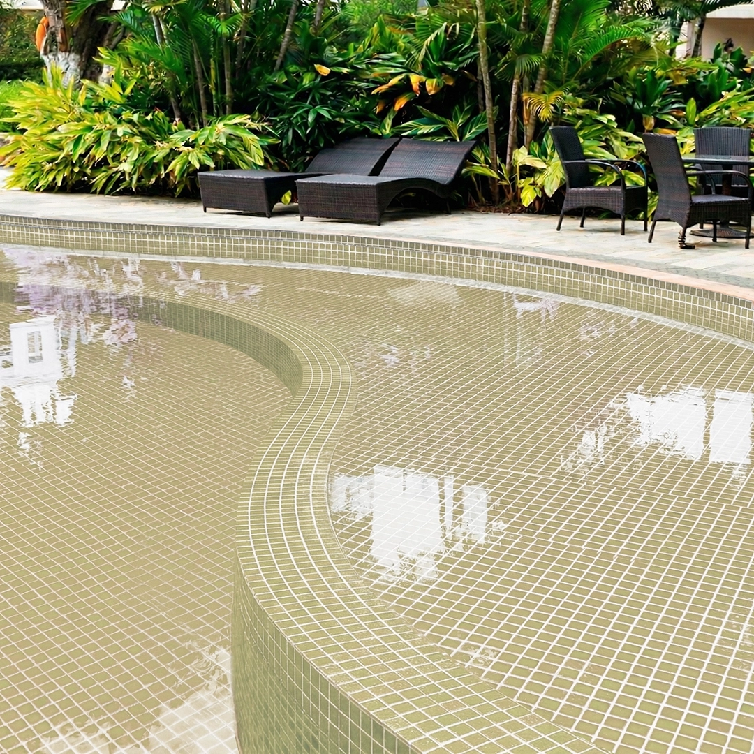 Mosaico para Piscina Niebla Beige Togama AstralPool - Precio por M2