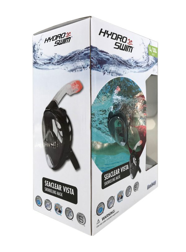 Mascara Snorkel SeaClear Vista - Negra(L/XL) - Imagen 2