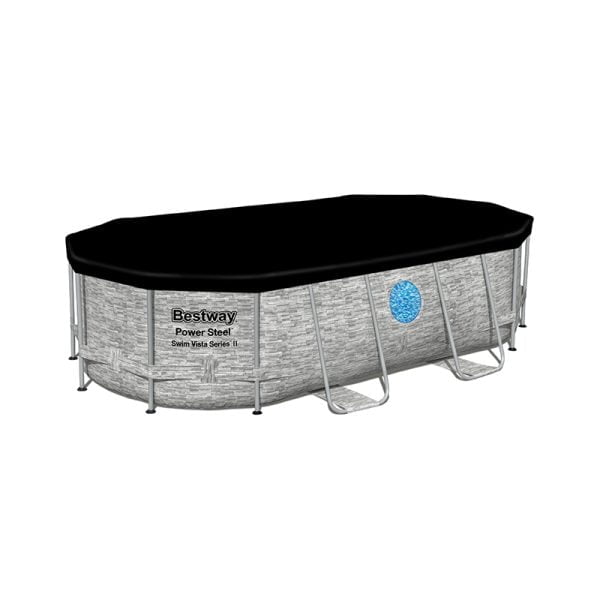 Piscina Estructural Armable Oval Power Steel Swim Vista, 4.27m x 2.50m x 1.00m, CAP. 7.250 Litros; Marca Bestway - Imagen 5