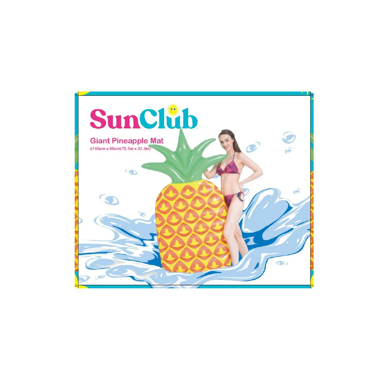 Colchoneta Inflable para Piscinas con Forma de Piña - Imagen 3