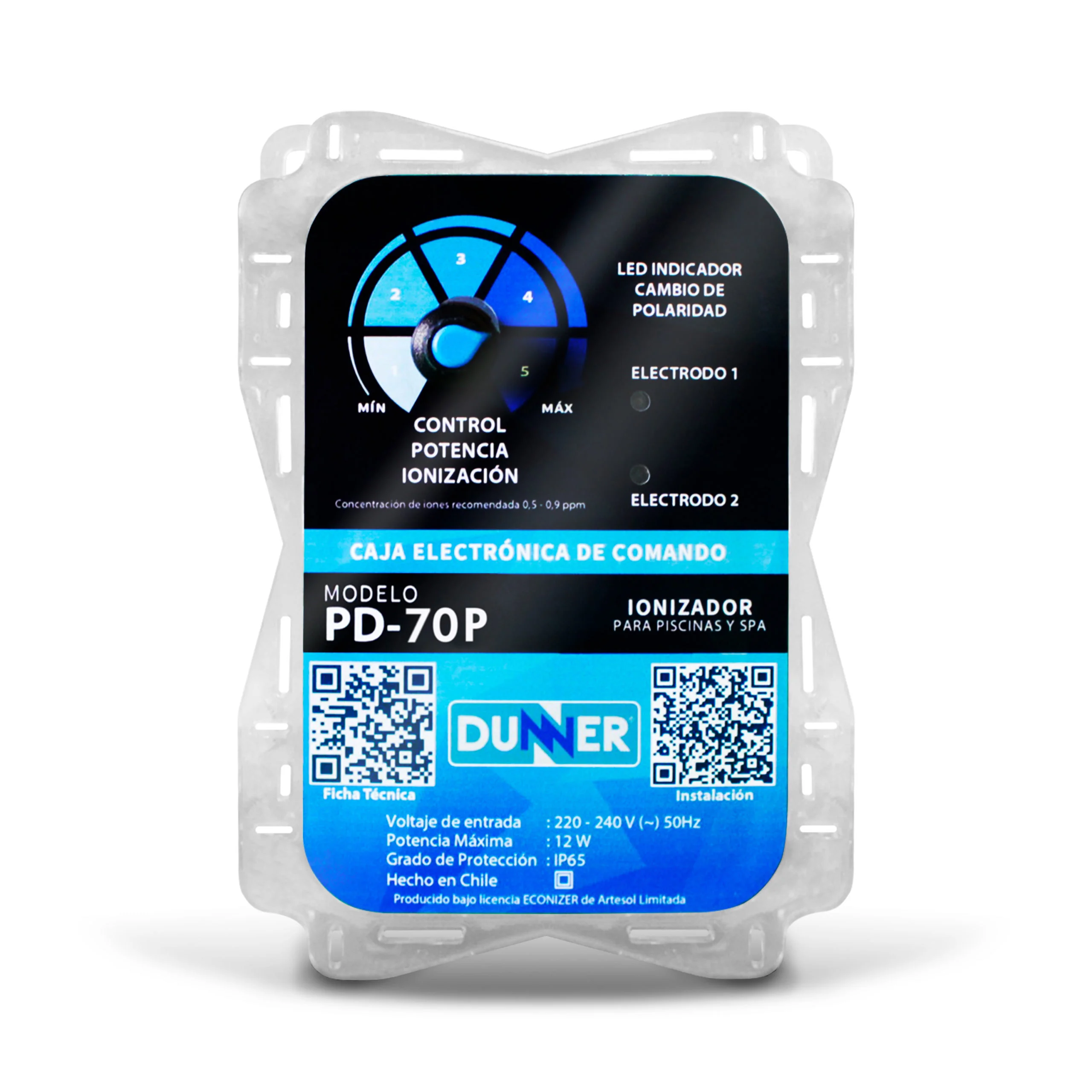 Ionizador para Piscina de hasta 70 M3 Dunner - Imagen 2
