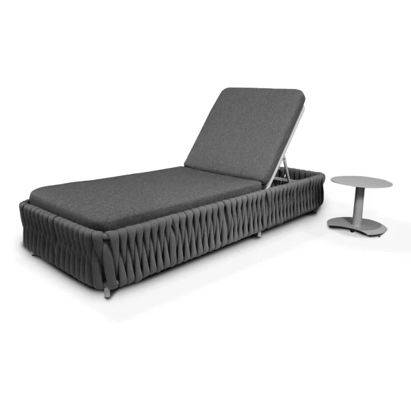 Reposera para Terraza Italiana Sienna Gris Oscuro