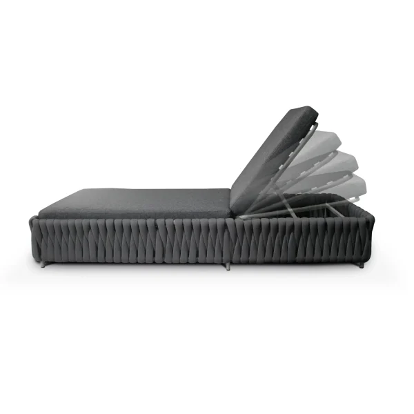 Reposera para Terraza Italiana Sienna Gris Oscuro - Imagen 4