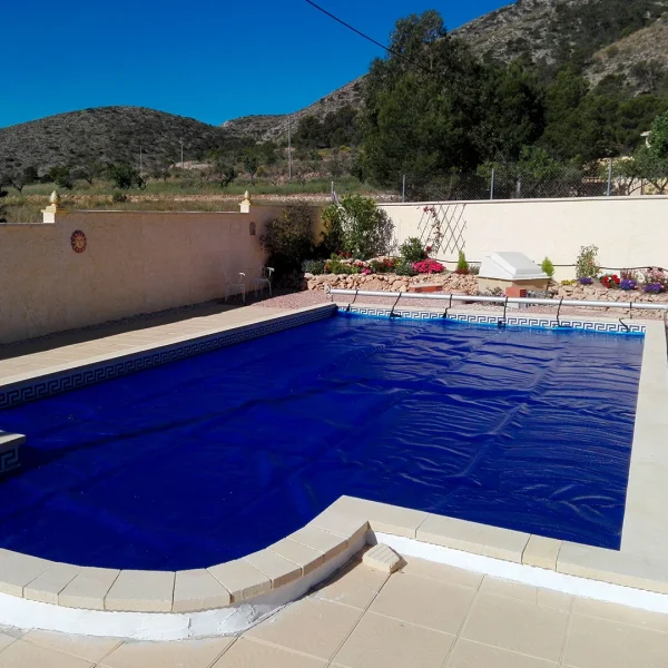 Manta Térmica para Piscina Premium EcoBubble 500 Micras Blue (Dunner) de 15 X 6 MTS - Imagen 4