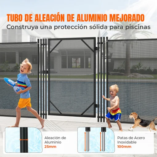 Puerta para Reja Modular de Piscina 1.2 x 0.76 metros con Cerradura Magnética - Imagen 8