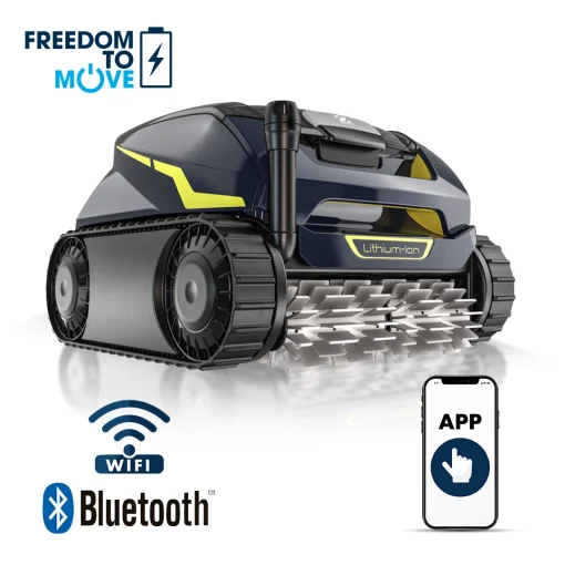 Robot Limpiafondo Inalámbrico Zodiac FreeRider RF 5600 IQ Rendimiento con Total Libertad - <b>Versión 2025</b>