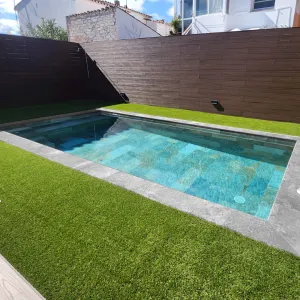 Revestimiento para Borde de Piscina Serena Nero Rosa Gres - Precio por Unidad