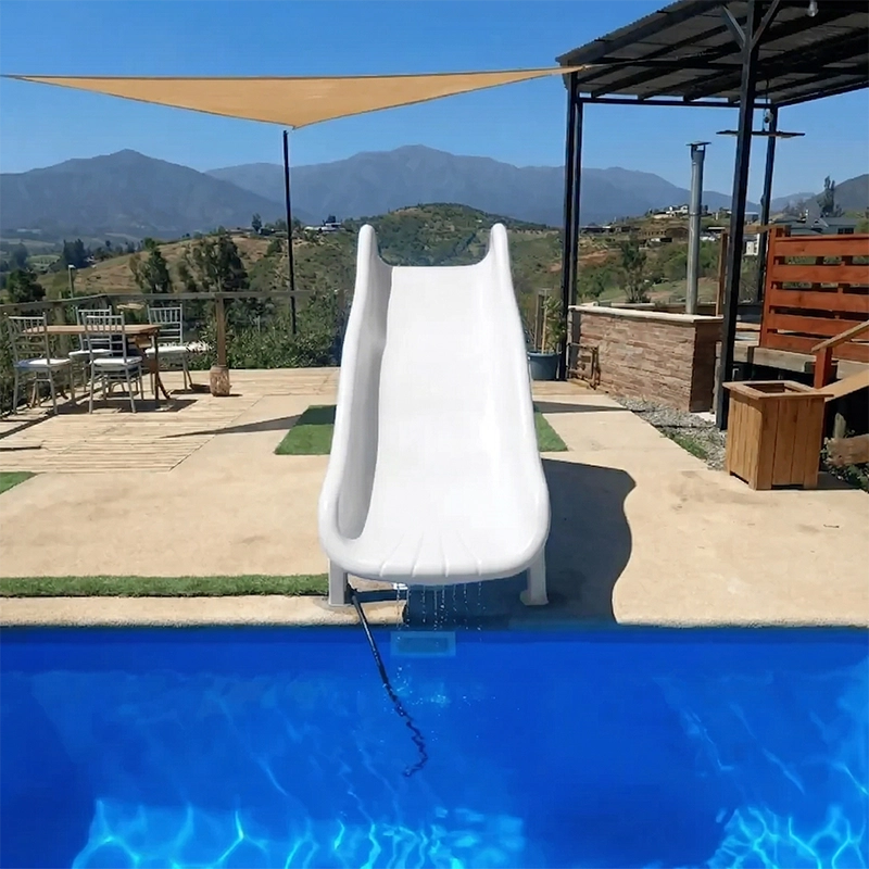 Resbalín Tobogán Ondulado Blanco para Piscinas