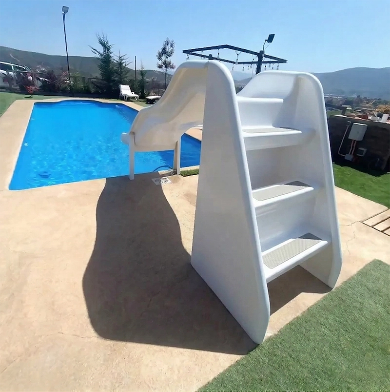 Resbalín Tobogán Ondulado Blanco para Piscinas - Imagen 4
