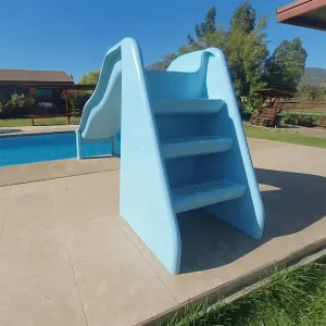 Resbalín Tobogán Ondulado Celeste para Piscinas