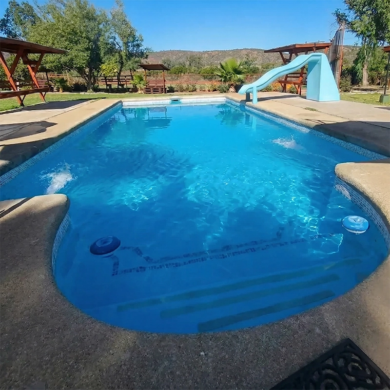 Resbalín Tobogán Ondulado Celeste para Piscinas - Imagen 3