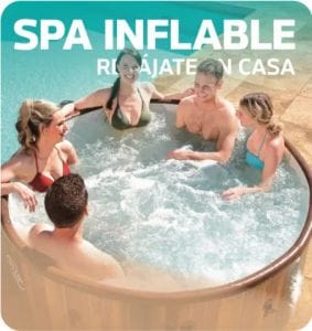 Spa Inflable en casa