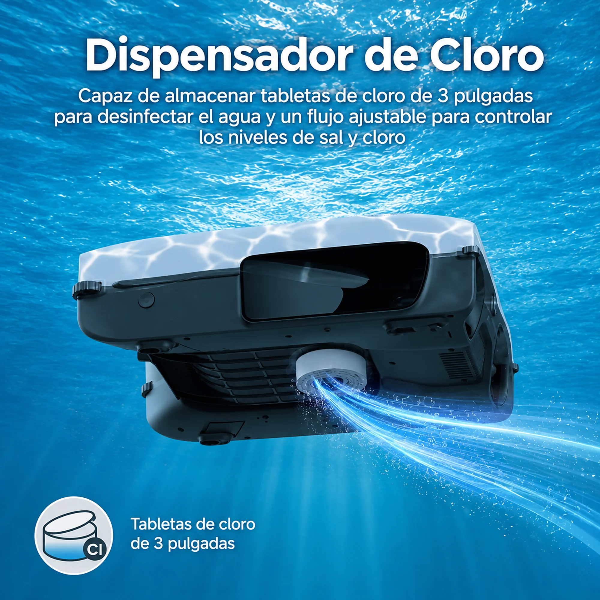Robot de Superfice Inalámbrico Solar Aiper EcoSurfer M2 – <b>Versión 2026</b> - Imagen 8