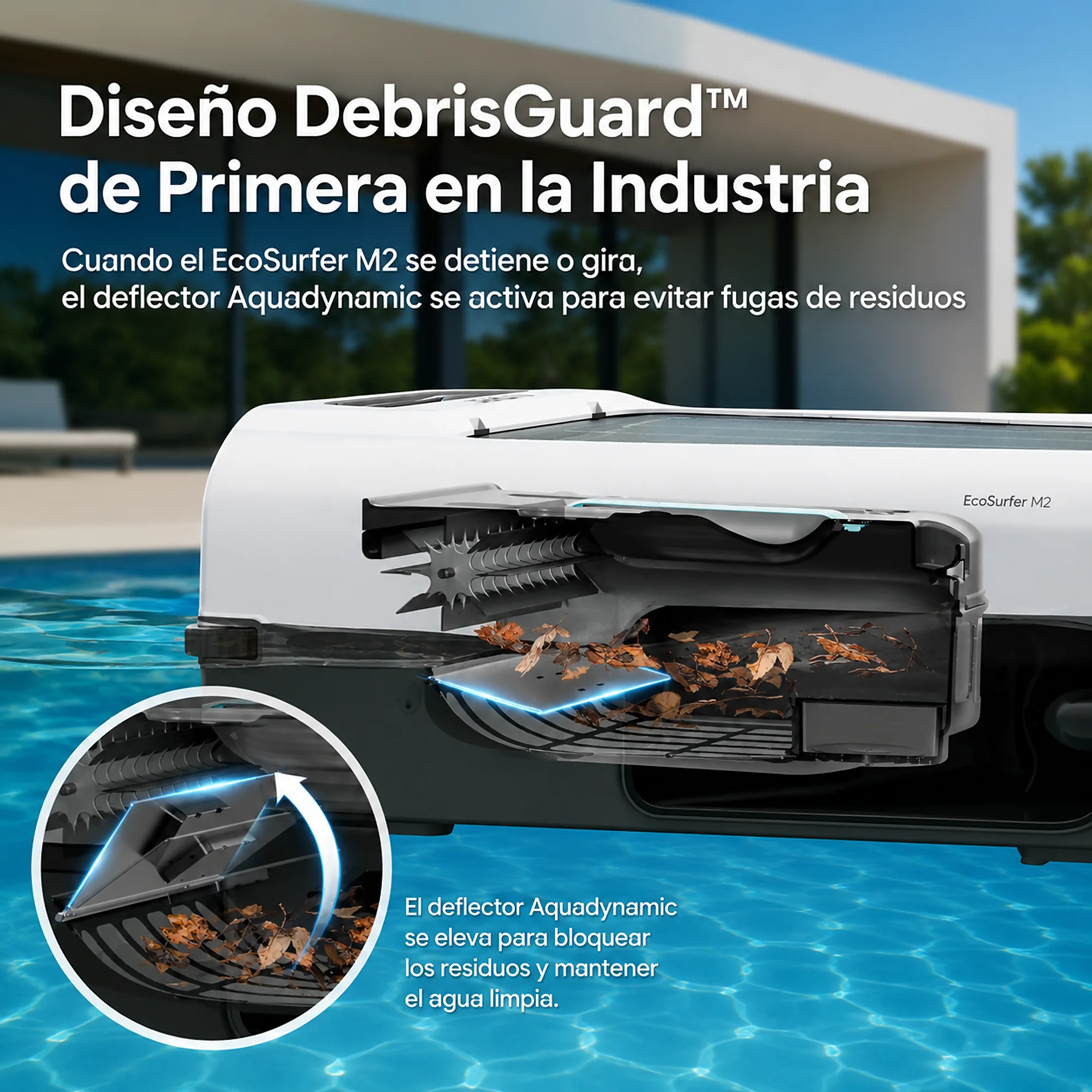 Robot de Superfice Inalámbrico Solar Aiper EcoSurfer M2 – <b>Versión 2026</b> - Imagen 9