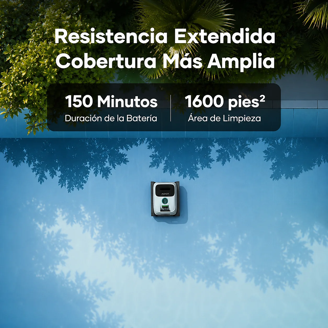 Robot Limpiafondo Inalámbrico Aiper Scuba N1600 – <b>Versión 2026</b> - Imagen 9