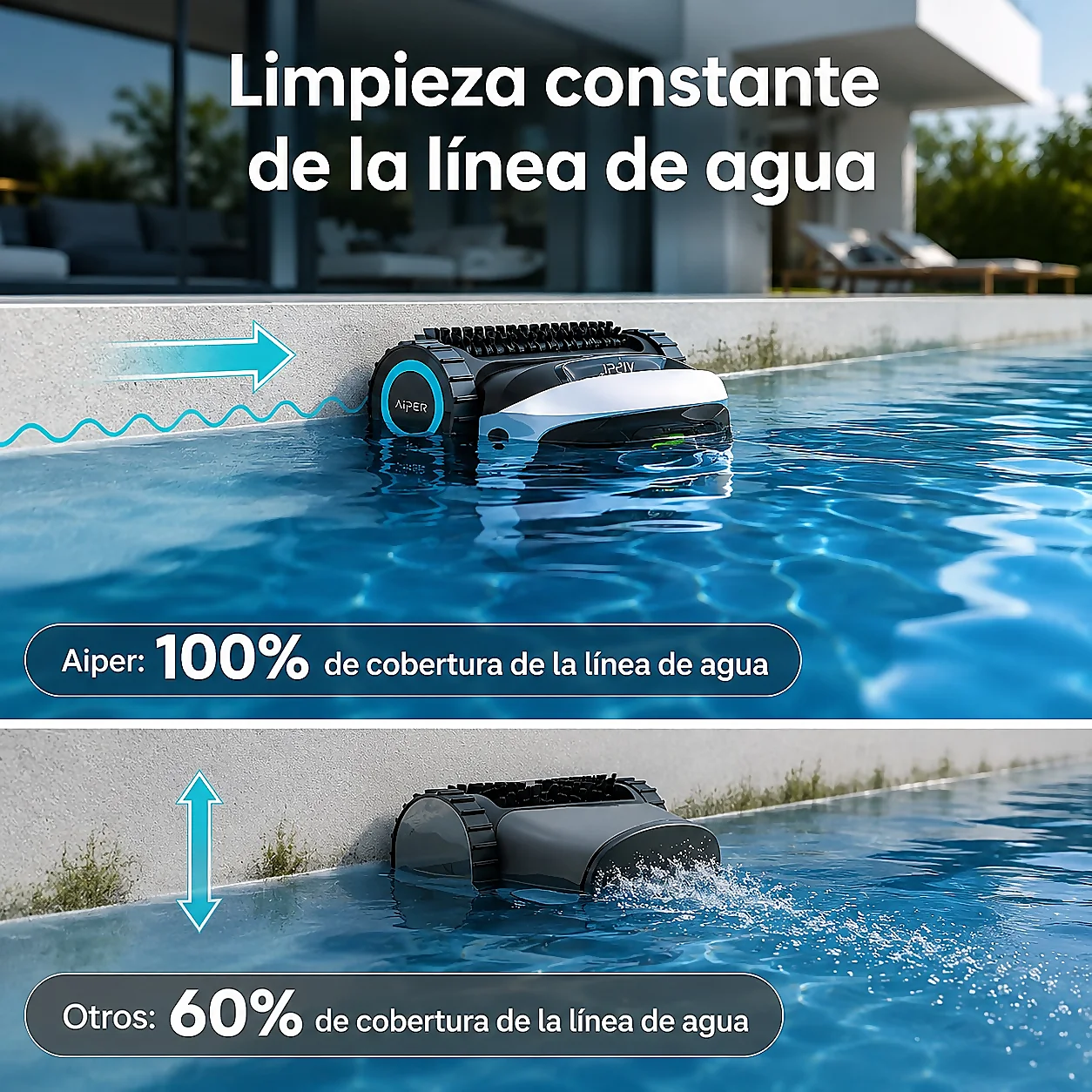 Robot Limpiafondo Inalámbrico Aiper Scuba N1 Max – <b>Versión 2026</b> - Imagen 11