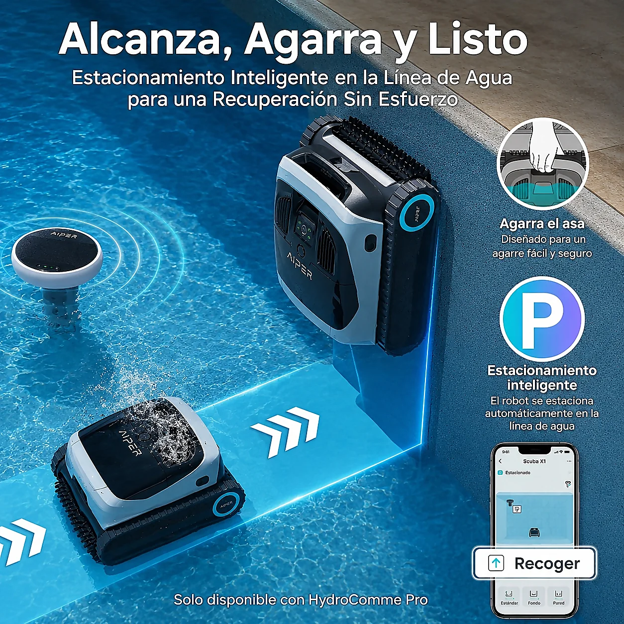 Robot Limpiafondo Inalámbrico Aiper Scuba N1 Max – <b>Versión 2026</b> - Imagen 13