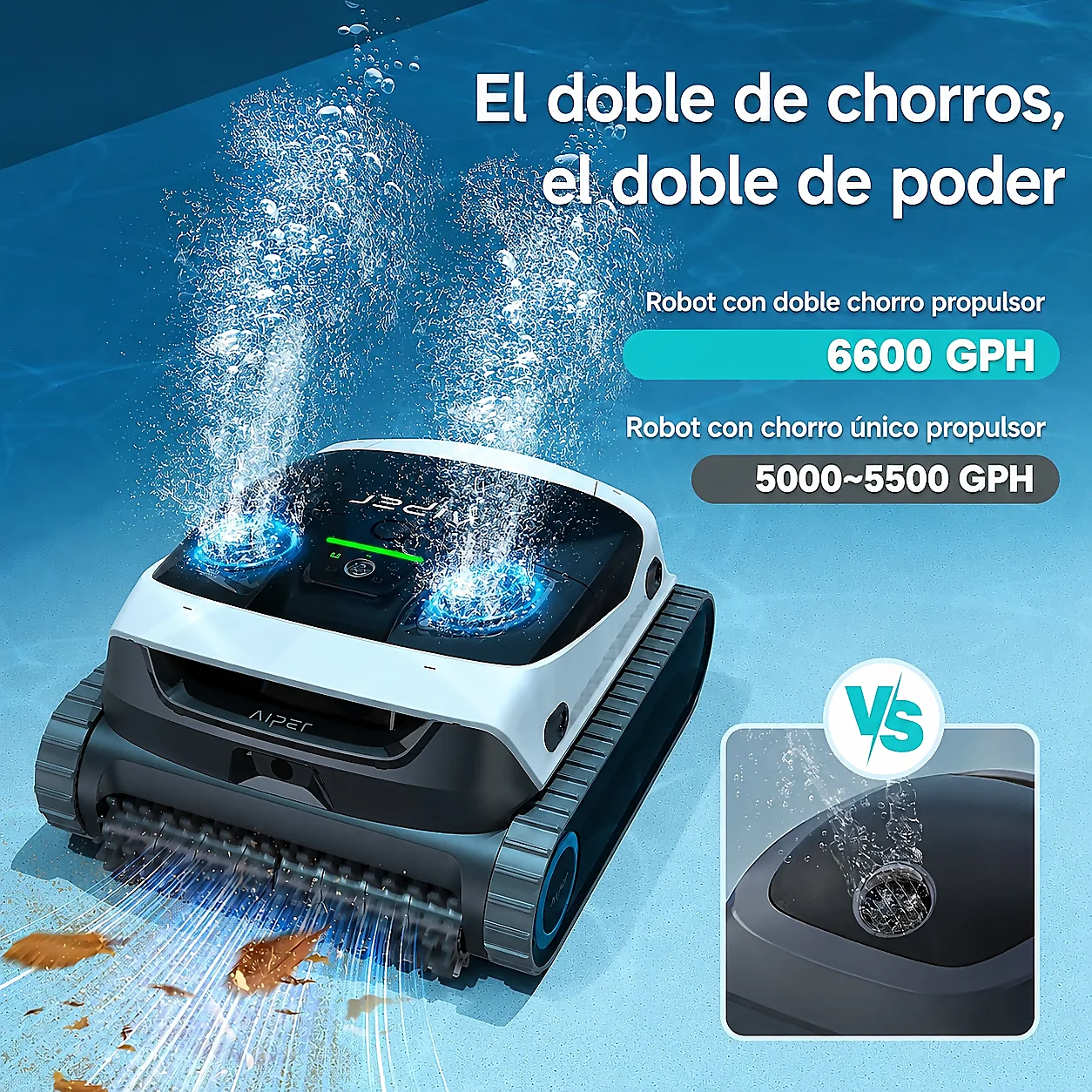 Robot Limpiafondo Inalámbrico Aiper Scuba N1 Max – <b>Versión 2026</b> - Imagen 9