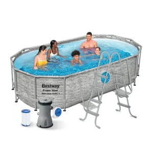 Oval Power Steel Swim Vista